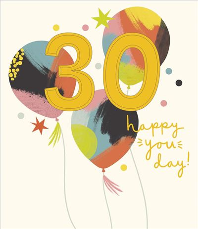 UKG '30 Happy You Day' Birthday Card