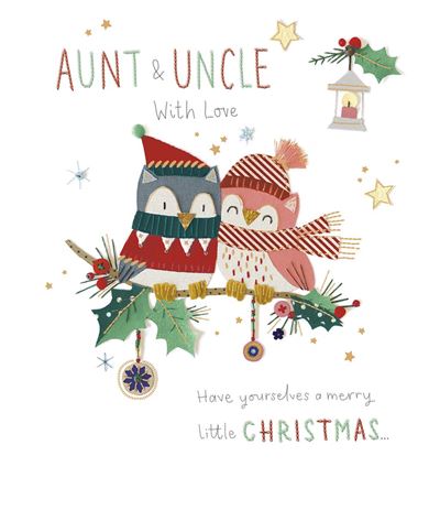 UKG 'Aunt & Uncle With Love' Christmas Card