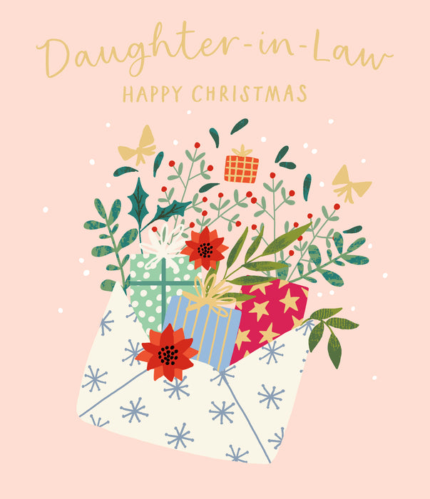 UKG 'Daughter In Law Merry Christmas' Christmas Card