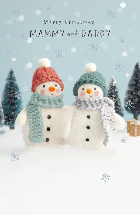 UKG 'Merry Christmas Mummy And Daddy' Christmas Card