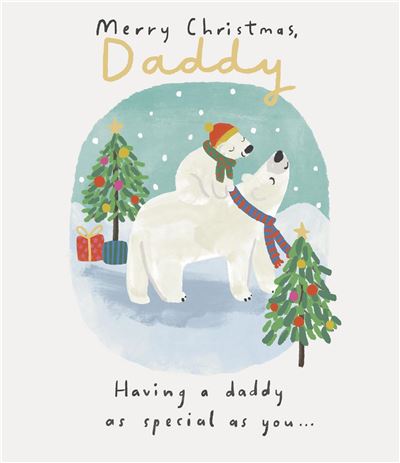 UKG 'Merry Christmas Daddy' Christmas Card