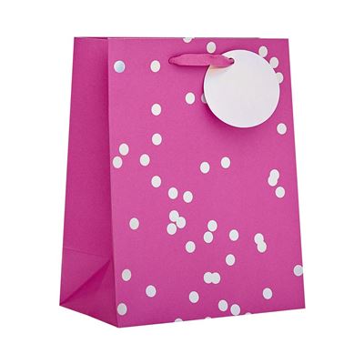 UKG Pink Holo Medium Gift Bag
