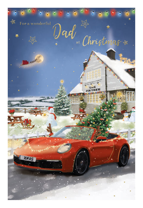 ICG For A Wonderful Dad at Christmas Card
