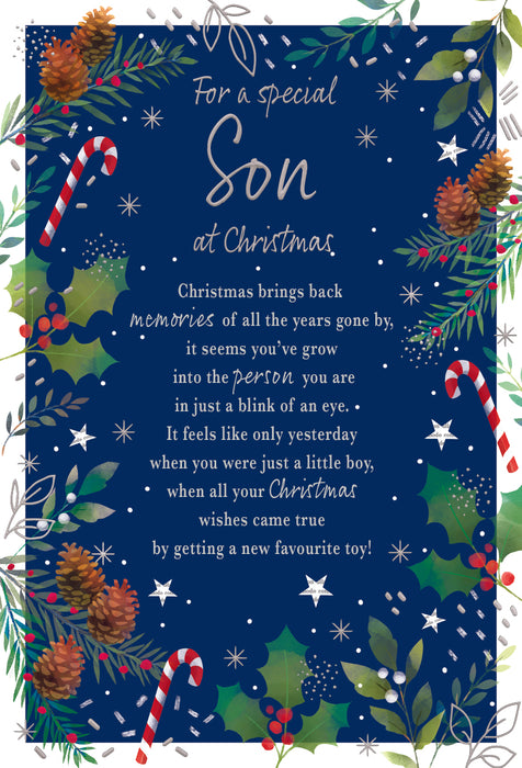 ICG For A Special Son at Christmas Card