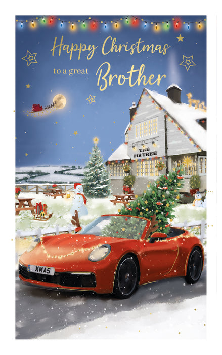 ICG Happy Christmas To A Great Brother Card