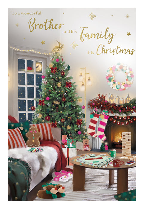 ICG For A Wonderful Brother and His Family This Christmas Card