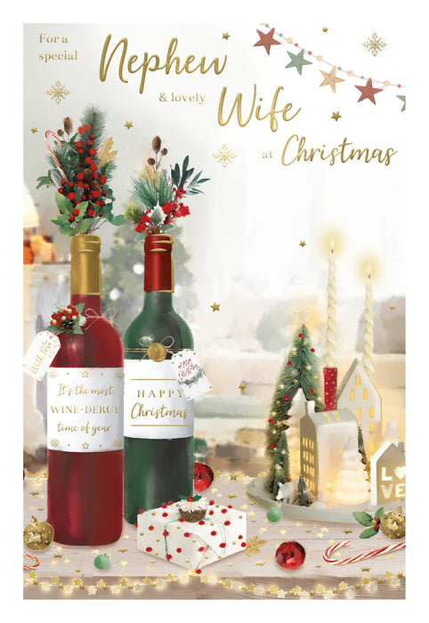 ICG 'For A Special Nephew & Lovely Wife' Christmas Card
