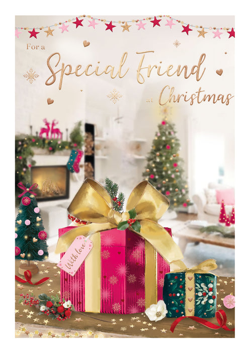 ICG For A Special Friend at Christmas - Present Card