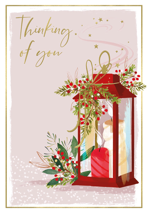 ICG Thinking of You Christmas Card - Lantern
