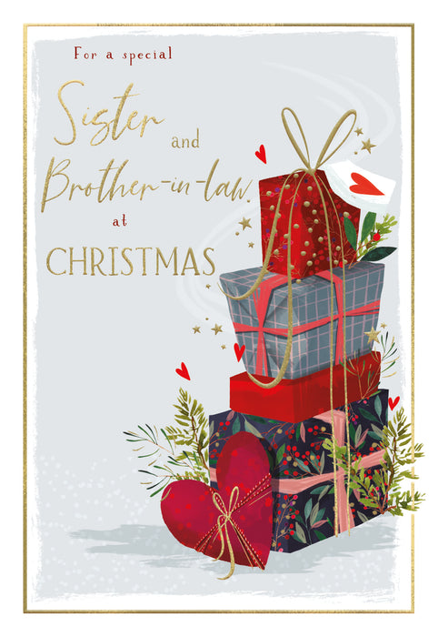 ICG For A Special Sister and Brother-in-law at Christmas - Presents Card
