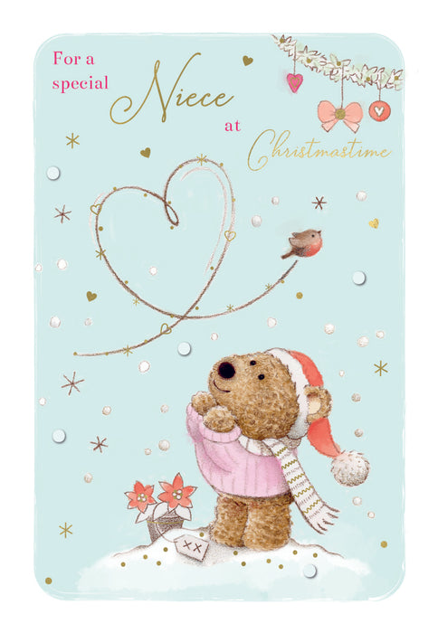 ICG For A Special Niece at Christmastime Card
