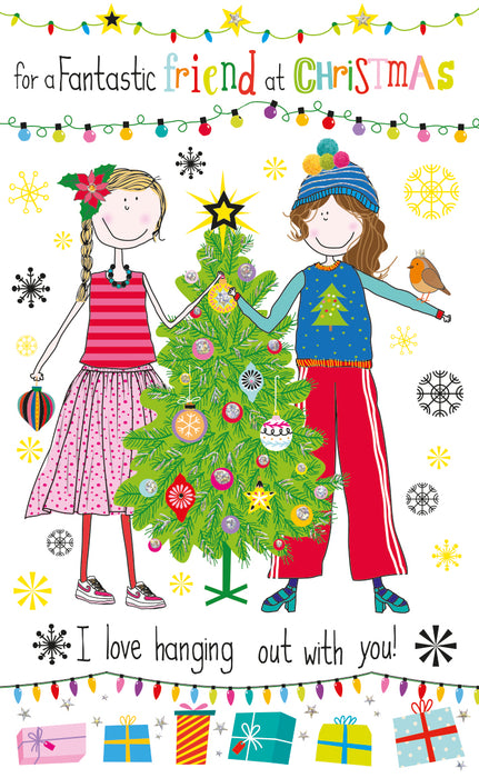 ICG For A Fantastic Friend at Christmas Card