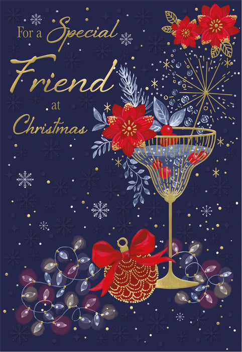 ICG For A Special Friend at Christmas - Cocktail Card