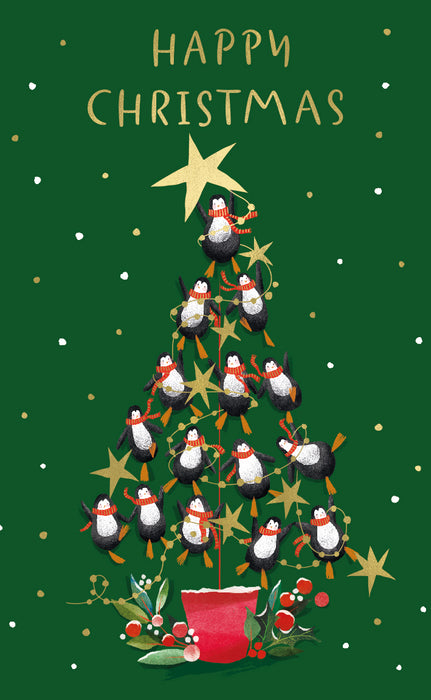 ICG Open Christmas Card - Tree/Penguins