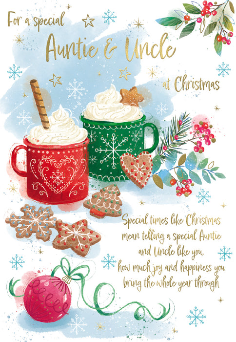 ICG For A Special Auntie & Uncle at Christmas  - Mugs Card