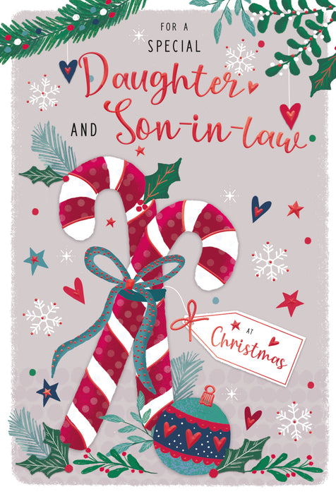 ICG For A Special Daughter & Son-in-law Christmas - Heart Card