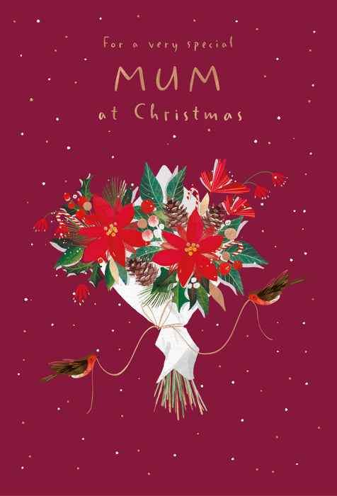 ICG For A Very Special Mum at Christmas - Flowers Card