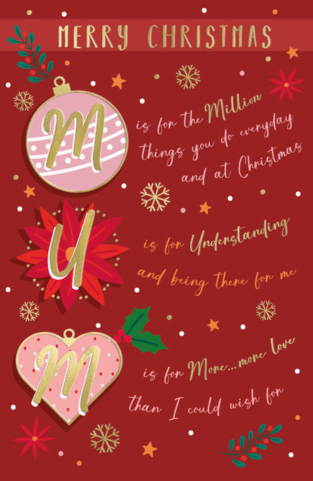 ICG Merry Christmas Mum Card