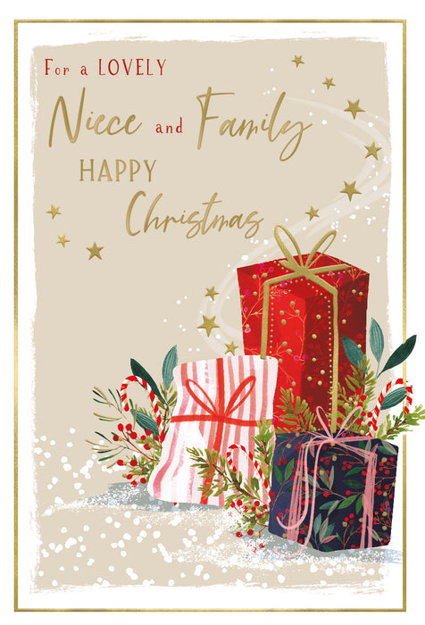 ICG For A Lovely Niece and Family Christmas Card