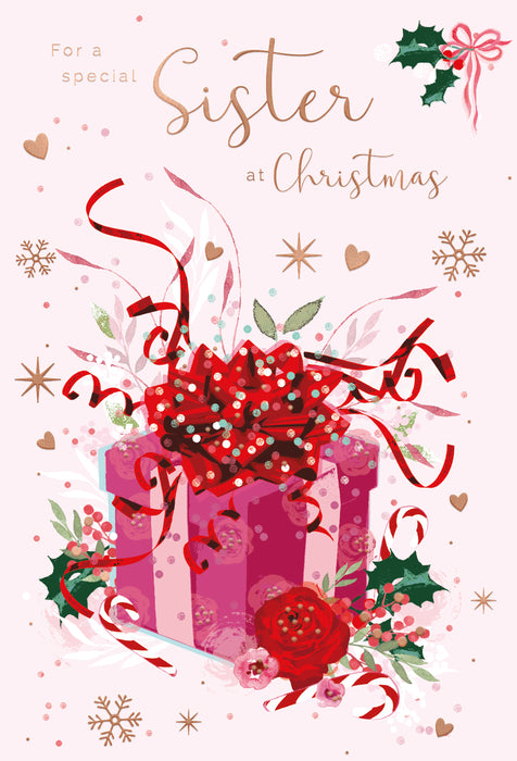 ICG For A Special Sister at Christmas - Present Card