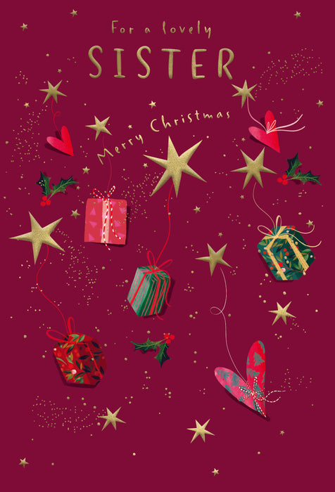 ICG For A Lovely Sister Merry Christmas Card