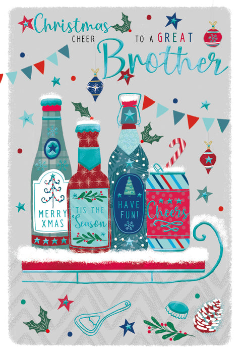 ICG Christmas Cheer To A Great Brother Card