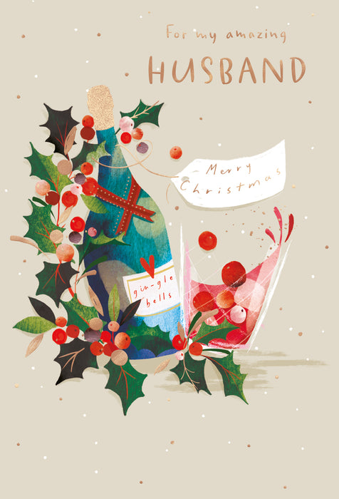 ICG For My Amazing Husband Christmas Card