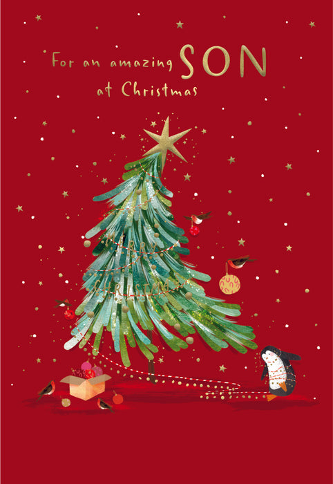 ICG For An Amazing Son at Christmas Card
