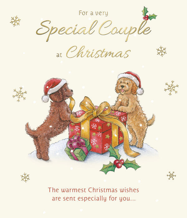 ICG For A Very Special Couple at Christmas - Dogs Card