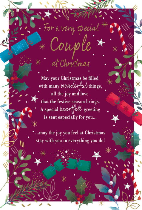 ICG For A Very Special Couple at Christmas - Verse Card