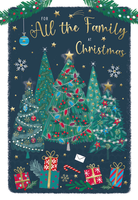 ICG For All The Family At Christmas - Trees Card
