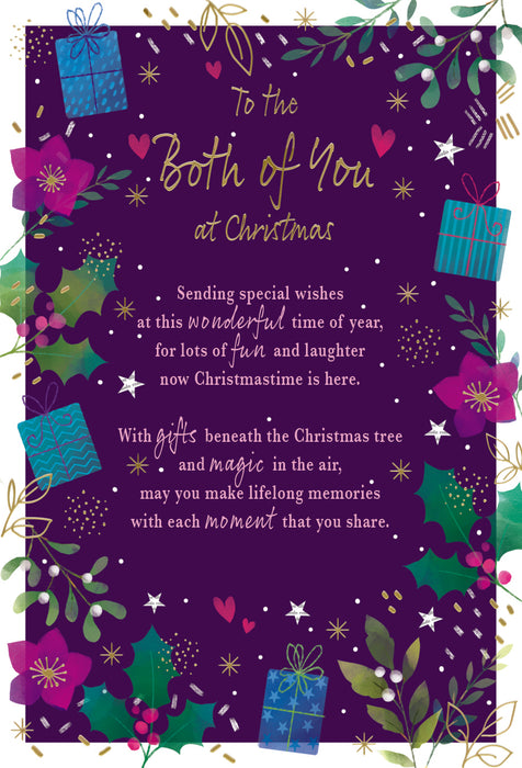 ICG To Both Of You at Christmas - Verse Card