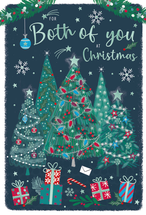 ICG For Both Of You at Christmas - Trees/Presents Card