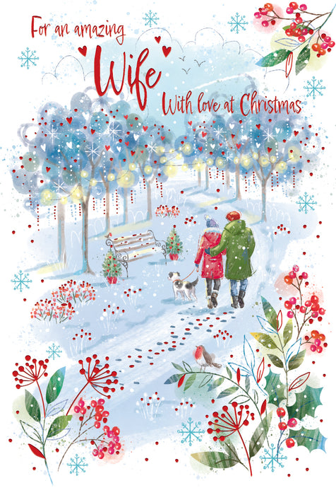 ICG For An Amazing Wife With Love at Christmas Card