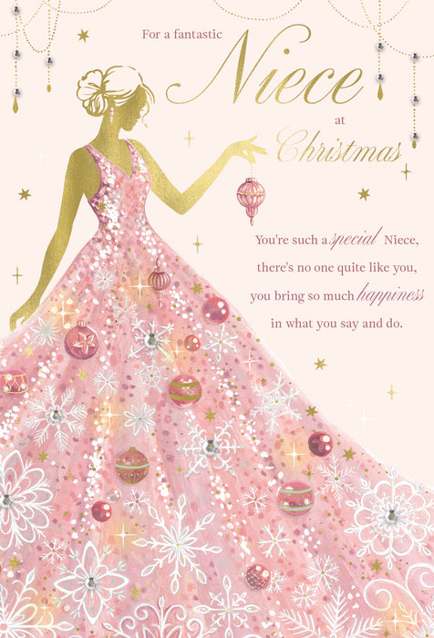 ICG For A Fantastic Niece at Christmas Card