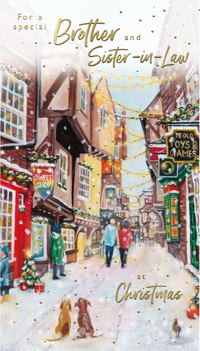 ICG For A Special Brother and Sister-in-law at Christmas - Street Card