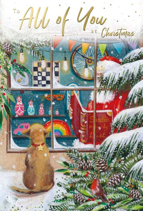ICG To All Of You at Christmas - Dog Card