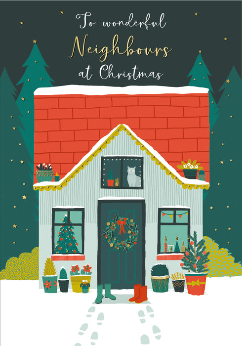 ICG To Wonderful Neighbours at Christmas  - House Card