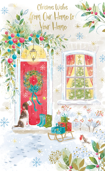 ICG Christmas Wishes From Our Home To Your Home Card