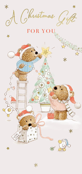 ICG Christmas Money Wallet - Bears/Tree