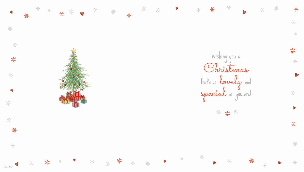ICG 'For A Very Special Granddaughter' Christmas Card