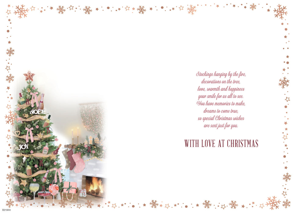 ICG 'For A Special Granddaughter At Christmas' Christmas Card