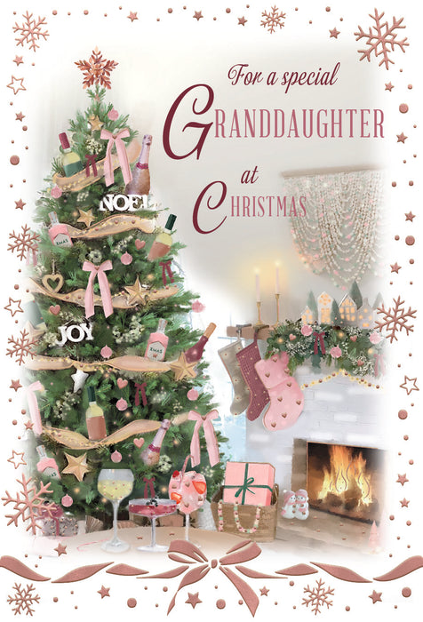 ICG 'For A Special Granddaughter At Christmas' Christmas Card