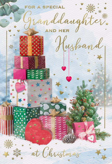 ICG 'For A Special Granddaughter And Her Husband' Christmas Card