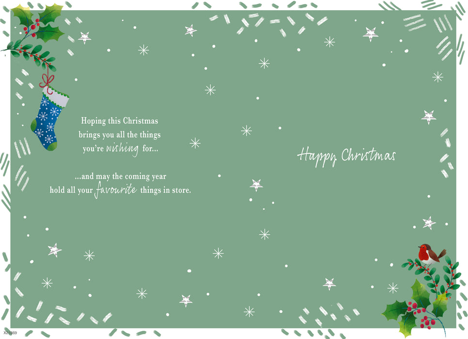 ICG 'Happy Christmas Grandson' Christmas Card