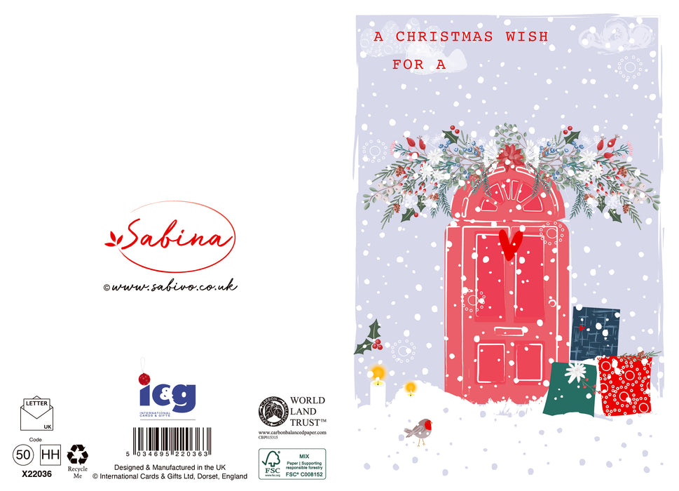 ICG 'A Christmas Wish For A Good Friend' Christmas Card