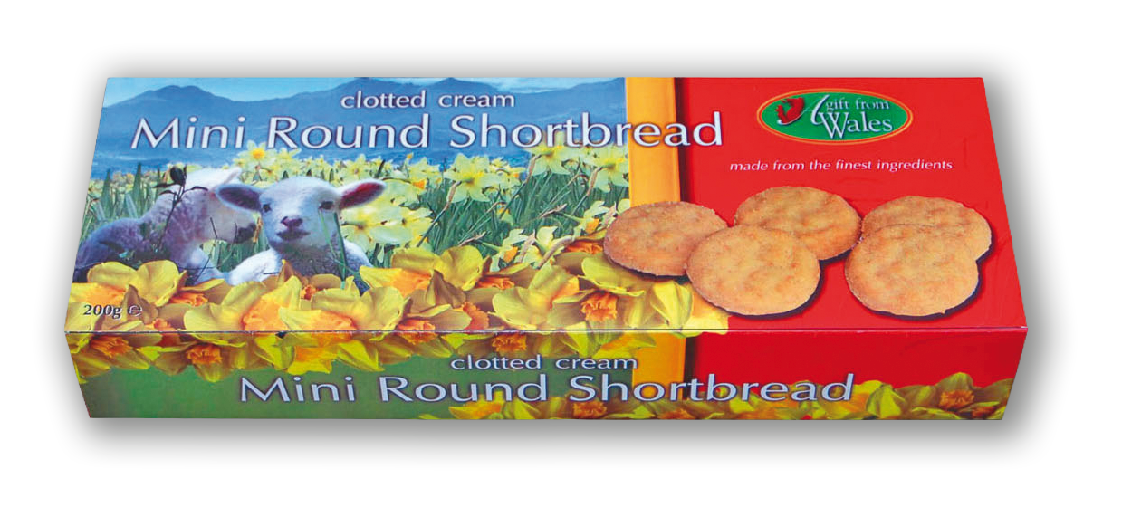 Welsh Chocolate Mini Round Shortbread Biscuits SHORT DATED B/B 23/09/26