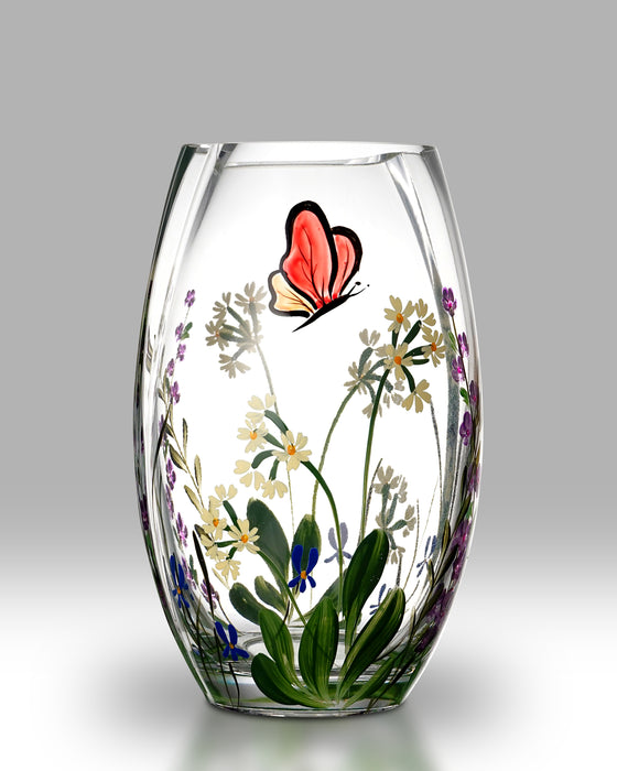 Nobile Glassware Butterfly Garden Round 20cm Vase
