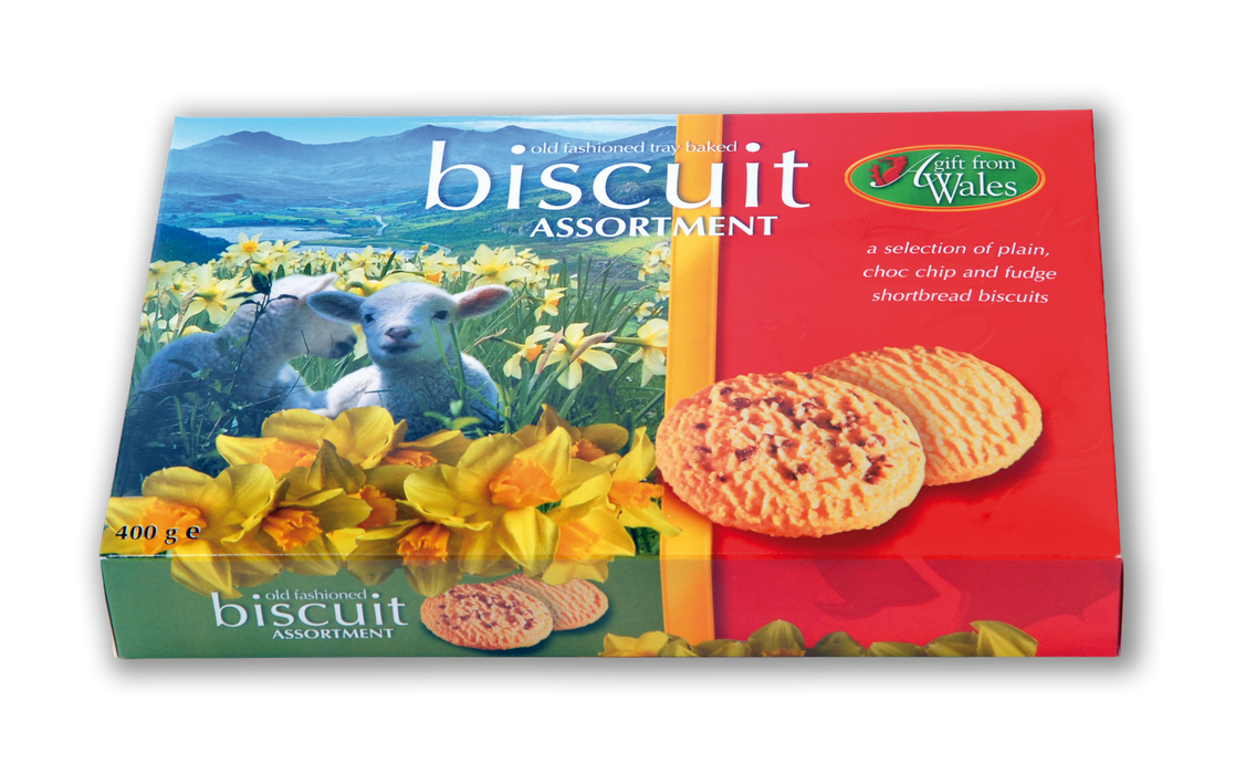 Welsh Chocolate Plain, Chocolate Chip & Fudge Biscuit Assortment