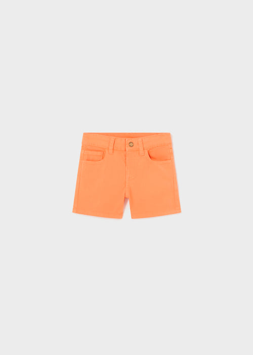 Mayoral Boys Baby Twill Bermuda Shorts Tangerine